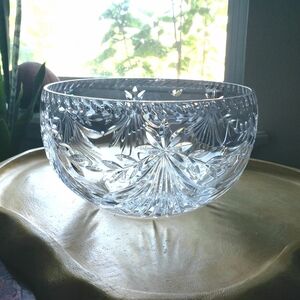 Large Cut Glass Bowl